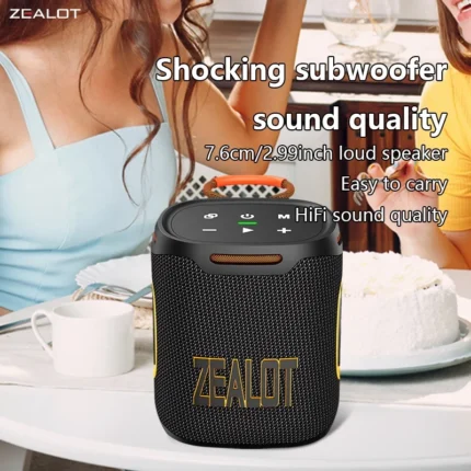 ZEALOT S122 Portable Wireless Speaker 25W Dual Pairing 6000mAh Battery Boom Bass Wireless Speaker - Image 6