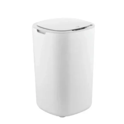 Auto-Sensing Trash Can 12L - Smart Waterproof Electric Garbage Bin for Kitchen/Bathroom, Touchless White Trash Can with Lid - Image 4