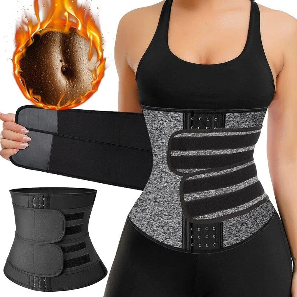 S61e8c6cad8524d80a862c7f868b3c0ddJ.webp Women Men Breathable Neoprene Waist Trainer Belt Tummy Control Workout Waist Cincher Sauna Sweat Girdle Sport Waist Trimmer - Image 1