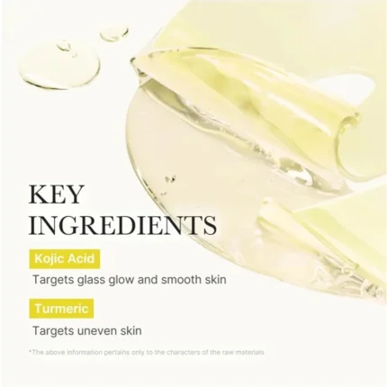 Kojic Acid Turmeric Brightening Gold Jelly Gel Overnight face Mask,Korean Skin Glow Hydrating Firming Moisturizing Sheet Mask - Image 6