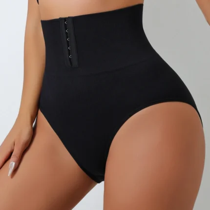 UBAU High Waist Button-Down Seamless Women's Crotchless Panties Tummy Control Shaping Underwear Girdle Enhanced Fit 2024 - Image 2