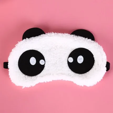 Health Care Tools Cute Face White Panda Eye Mask Eyeshade Shading Sleep Cotton Goggles Eye Mask Sleep Mask Eye Cover 3 Styles - Image 8