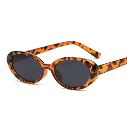 Small Frame Vintage Sunglasses Man Brand Designer Sun Glasses Male Fashion Shades Oval Mirror Black Retro Oculos De Sol - Image 5
