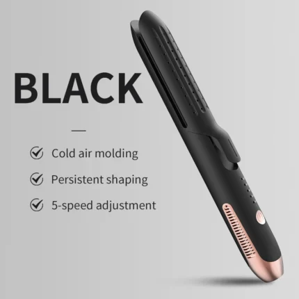 2-in-1 Curling Wand & Flat Iron Professional Hair Straightener with Negative Ions Styling Tool for Professional Salon Straighten - Image 9