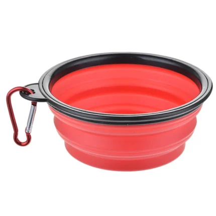 350/1000ml Large Collapsible Dog Pet Folding Silicone Bowl Outdoor Travel Portable Puppy Food Container Feeder Dish Bowl - Image 8