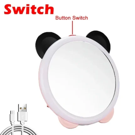 10x Magnifying Makeup Mirror 14 Led Lighted Flexible Mirrors Touch Screen Vanity Mirror Portable Dressing Table Cosmetic Mirrors - Image 9