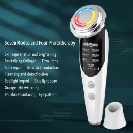 in 1 Facial Massager Mesotherapy Radiofrequency For Face Apparatus Radio Frequency EMS Skin Tightening Lifting Device LED Care - Image 6