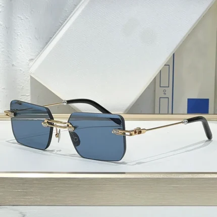 Rimless Regtangle Alloy and Acetate Sunglasses for Men and Women Designer Brand Handmade High Quality UV400 Eyeglasses Ootdoor - Image 4