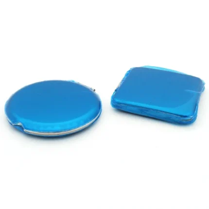 1pcs Portable Women Stainless Steel Makeup Mirror Hand Pocket Folded-Side Cosmetic Make Up Mirror Small Various Shapes - Image 6