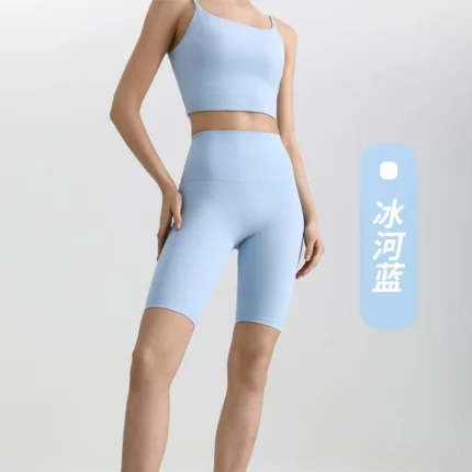Women Sports Short Yoga Legging Shorts Squat Proof High Waist Fitness Tight Shorts Quick Drying Cycling Workout Gym Shorts 2025 - Image 20