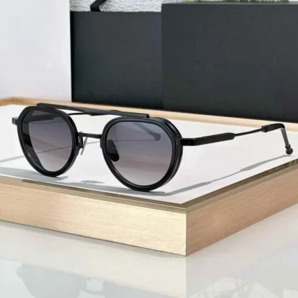 Heavy Metal Retro Oval Design Luxury Vintage Fashion Trend John Sunglasses JULIA Alloy-Acetate High Street Unisex A+ Top Quality - Image 4