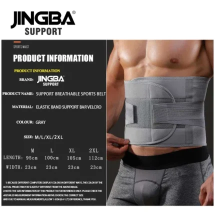 JINGBA SUPPORT Fitness Waist Back Support Belts Sweat Belt Trainer Trimmer Musculation Abdominale Sports Lumbar joint Protector - Image 6