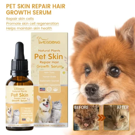 Pet Moss Essence Anti-Itch Anti-flea Mites Ticks Spray For Cat And Dog Skin Problems Pet Healthy Care