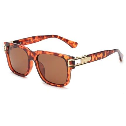 JIM HALO Polarized Sunglasses for Men Women, Classic Retro Square Sun Glasses for Driving Fishing UV400 Protection - Image 8