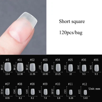 120pcs/bag Matte Press On Nail Tips Soft Full Cover False Nails Oval Almond Sculpted Fake Nail - Image 22