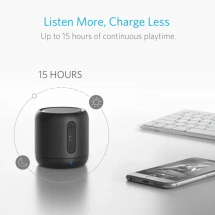 Anker Soundcore mini, Super-Portable Bluetooth Speaker with 15-Hour Playtime, 66-Foot Bluetooth Range, Enhanced Bass Microphone - Image 6