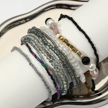 Bohemian Handmade Beads Bracelets for Women Fashion Summer Colorful Beaded Bracelets Set Jewelry Gifts - Image 5