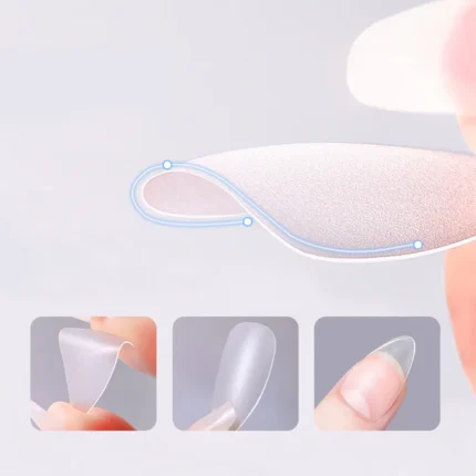 120pcs/bag Matte Press On Nail Tips Soft Full Cover False Nails Oval Almond Sculpted Fake Nail - Image 3