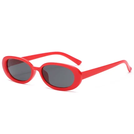 8pcs Small Oval Sunglasses Women Vintage Brand Retro Black White Sun Glasses Classic Shades Female Oculos UV400 - Image 11