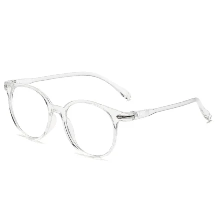 Transparent Round Frame Anti Blue Light Blocking Glasses Women Men Portable Computer Eyewear Optical Spectacle Eyeglasses - Image 7