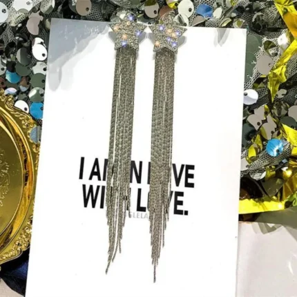 Black Rhinestone Love Earrings for Women Light Luxury Studs Fashion Classic High-Grade Temperament Personality Earrings - Image 33