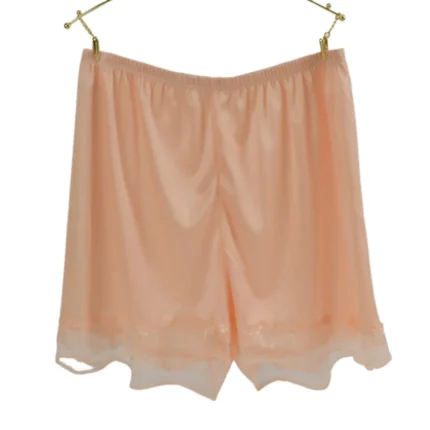 1PC Womens Silk Sleep Shorts Silky Smooth Pajama Breathable Safety Pants Summer Female Nightwear Comfortable Lace Home Underwear - Image 9