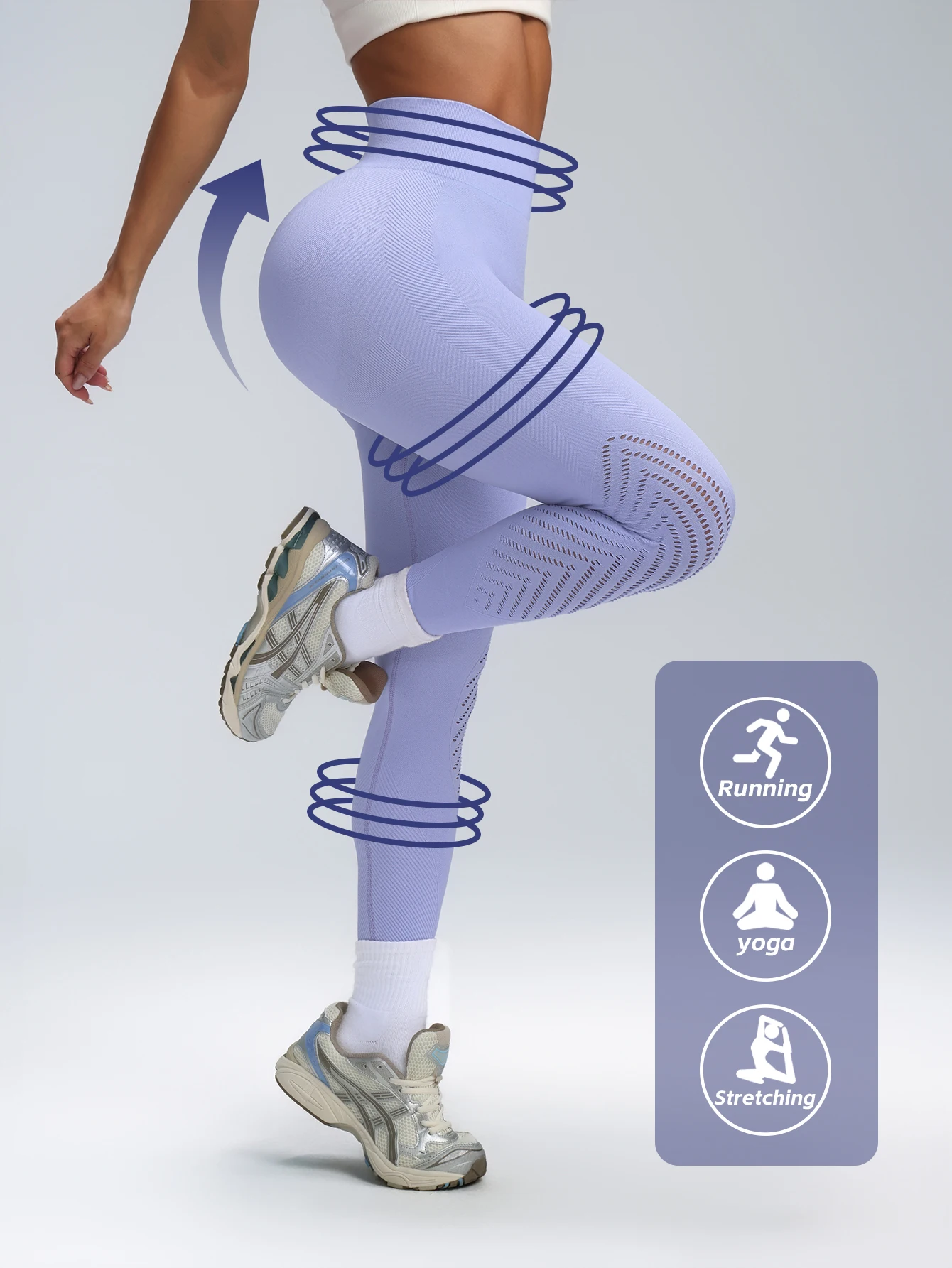 S7fbf8759fd3b4124978b9eaef3e24000n.webp Women's Tights Seamless Exercise Yoga Pants High Waist Hip-Lifting Side Hollow Fashion Exercise Pants Gym Exercise Pants - Image 1