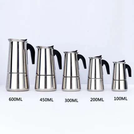 2/4/6/9 /12 cup mocha pot coffee machine espresso cup electric coffee machine latte percolator stove mocha coffee machine - Image 4