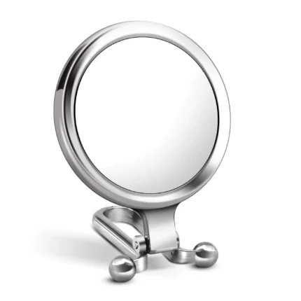 2/5/10X Magnifying Makeup Mirror Handheld Makeup  Folding Hand  Pocket Mirror Make Up Tools - Image 5