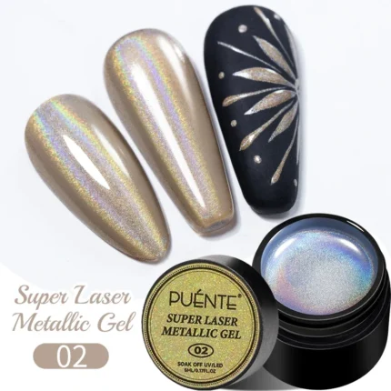 5ml Golden Silvery Metallic Painting Liner Gel Polish Chrome Mirror Effect Semi-Permanent Varnish For Stunning French Nail Art - Image 65