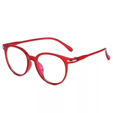 Transparent Round Frame Anti Blue Light Blocking Glasses Women Men Portable Computer Eyewear Optical Spectacle Eyeglasses - Image 3