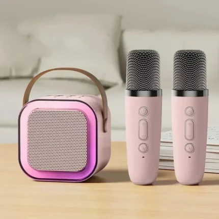 K12 Karaoke Machine Portable Bluetooth 5.3 PA Speaker System with 1-2 Wireless Microphones Home Family Singing Children's Gifts - Image 10