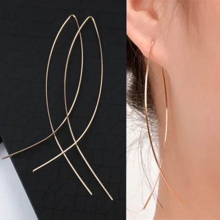 2023 New Fashion Unique Design Elegant Exquisite Light Luxury Zircon C Earrings Women Jewelry Party High-grade Gift Wholesale - Image 36