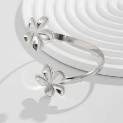 Boho Metal Starfish Open Cuff Bangles for Women Gold Color Punk Flower Geometric Arm Bracelet Summer Beach Party Jewelry Gifts - Image 8