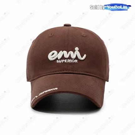 Premium Cotton Baseball Hat with 3D Letter Embroidery - Adjustable, Soft Lining, Oversize Head Design - Image 4