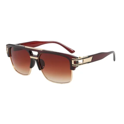 ORIGINAL VINTAGE Luxury Brand Men Sunglasses Vintage Designer Mens Glasses Square Retro Fashion Eyewear UV400 - Image 9