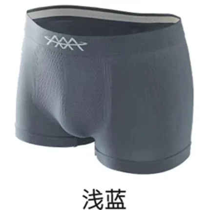 Men's Panties Seamless Breathable Mid Waist Traceless High Elastic Male Underpants Nylon Underwear Comfortable Boxers - Image 9