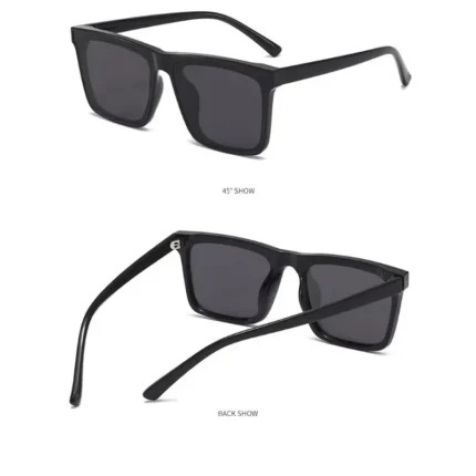 New Men's Business Driving Square Windproof Shades Sunglasses Retro Sunglasses Outdoor Men's Sunglasses Gafas De Sol Hombre - Image 4