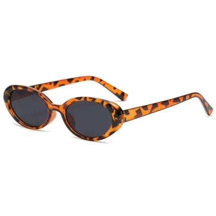 Small Frame Vintage Sunglasses Man Brand Designer Sun Glasses Male Fashion Shades Oval Mirror Black Retro Oculos De Sol - Image 9
