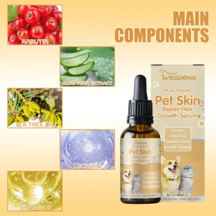 Pet Moss Essence Anti-Itch Anti-flea Mites Ticks Spray For Cat And Dog Skin Problems Pet Healthy Care - Image 6