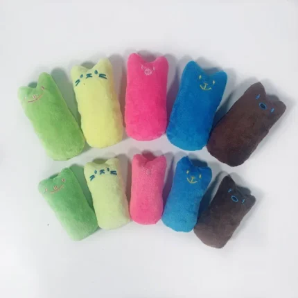 Teeth Grinding Catnip Toys Funny Interactive Plush Cat Toy Pet Kitten Chewing Vocal Toy Claws Thumb Bite Cat Mint for Pets - Image 3
