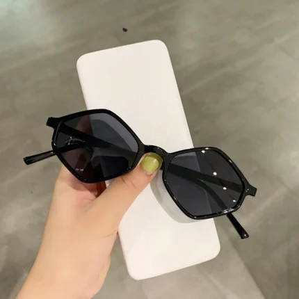 Gafas De Sol Rhombus Leopard Sunglasses Retro Black Glasses  Women Glasses Men Luxury Brand Designer Eyewear UV400 Shades 선글라스 - Image 4