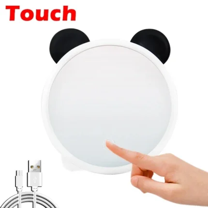 10x Magnifying Makeup Mirror 14 Led Lighted Flexible Mirrors Touch Screen Vanity Mirror Portable Dressing Table Cosmetic Mirrors - Image 8