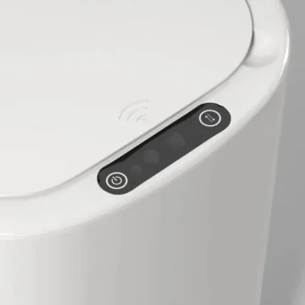 Auto-Sensing Trash Can 12L - Smart Waterproof Electric Garbage Bin for Kitchen/Bathroom, Touchless White Trash Can with Lid - Image 3