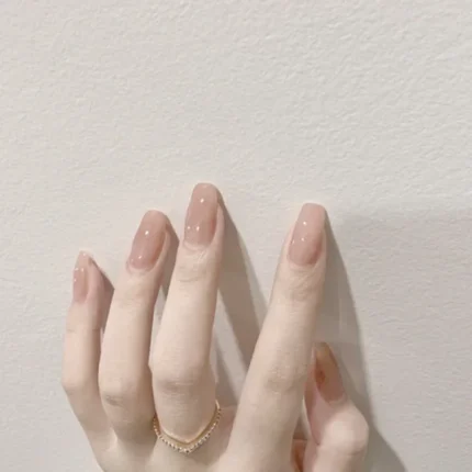 24Pcs/Set Press on Nails Women Maincure Tools Matte White French False Nail ABS Short Coffin Fake Nails Full Cover Nail Art Tips - Image 16