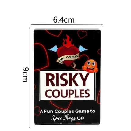 Risky Couples Super Fun Couples Card Game For Date Night 150 Spicy Dares Questions For Your Partner Romantic Anniversary Gift - Image 6