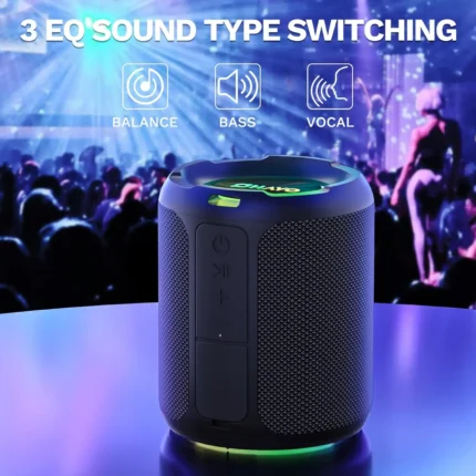 Ohayo X3 Upgraded Bluetooth Speaker, Portable Bluetooth Speaker 40W, Deep Bass,True Wireless Stereo Pairing, IPX7 Waterproof,Mic - Image 5