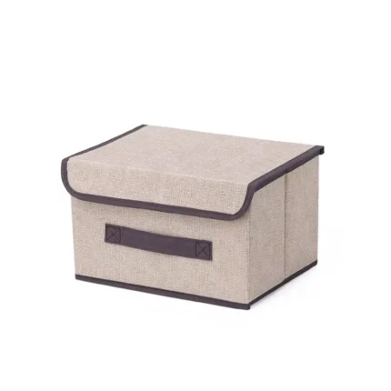 Fold Non Woven Fabric Storage Box Gray Home Supplies Clothing Underwear Sock And Kid Toy Storage Organizer Cosmetics - Image 6