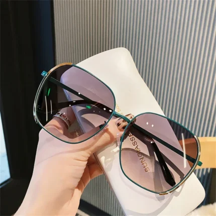 Vintage Oversized Rectangle Sunglasses Women Ultralight Large Frame Square Sun Glasses Female Fashion Shades UV400 Oculos De Sol