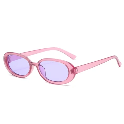 8pcs Small Oval Sunglasses Women Vintage Brand Retro Black White Sun Glasses Classic Shades Female Oculos UV400 - Image 14